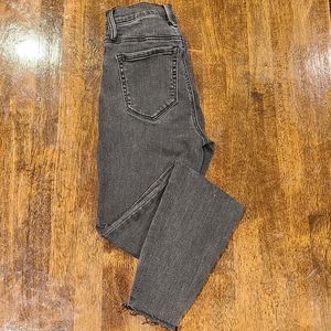 Pacsun Super High Rise Jegging Grey Distressed Ankle **Size 22**
